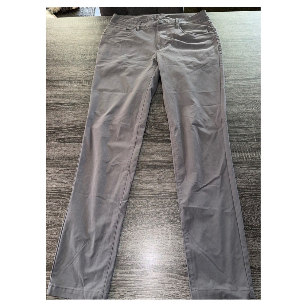 All in Motion Mens Golf Pants Grey 32x32 Straight Leg Performance Chino Pockets - Picture 5 of 5